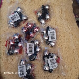 8 Set Of Jingle Bell Bracelets Adjustable